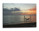 Hamaca en el mar al atardecer - 5000 grados | Cuadro decorativo de Canvas Lab