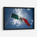 Bandera de México con sol - 5000 grados | Cuadro decorativo de Canvas Lab