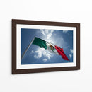 Bandera de México con sol - 5000 grados | Cuadro decorativo de Canvas Lab