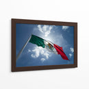 Bandera de México con sol - 5000 grados | Cuadro decorativo de Canvas Lab