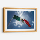 Bandera de México con sol - 5000 grados | Cuadro decorativo de Canvas Lab