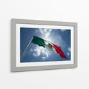 Bandera de México con sol - 5000 grados | Cuadro decorativo de Canvas Lab