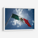 Bandera de México con sol - 5000 grados | Cuadro decorativo de Canvas Lab
