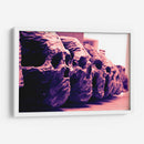 Calaveras de madera tallada - 5000 grados | Cuadro decorativo de Canvas Lab