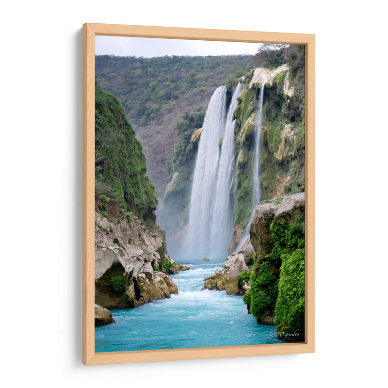 Cascada de Tamul SLP - 5000 grados | Cuadro decorativo de Canvas Lab