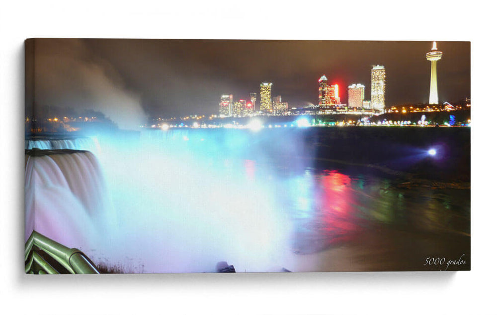 Cascadas del Niágara y Canadá - 5000 grados | Cuadro decorativo de Canvas Lab