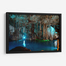 Cenote en Valladolid en azul - 5000 grados | Cuadro decorativo de Canvas Lab