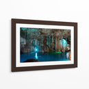 Cenote en Valladolid en azul - 5000 grados | Cuadro decorativo de Canvas Lab
