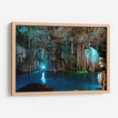 Cenote en Valladolid en azul - 5000 grados | Cuadro decorativo de Canvas Lab