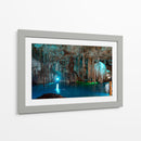 Cenote en Valladolid en azul - 5000 grados | Cuadro decorativo de Canvas Lab
