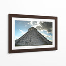 Chichén Itzá con nubes de fondo - 5000 grados | Cuadro decorativo de Canvas Lab