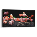 Flamingos en descanso - 5000 grados | Cuadro decorativo de Canvas Lab