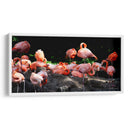 Flamingos en descanso - 5000 grados | Cuadro decorativo de Canvas Lab