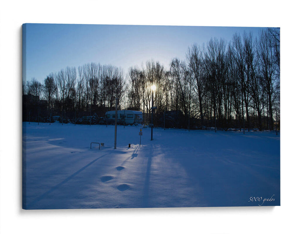 Nieve azul - 5000 grados | Cuadro decorativo de Canvas Lab