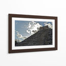 Pirámide de Chichen Itza con resplandor - 5000 grados | Cuadro decorativo de Canvas Lab