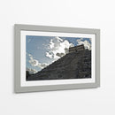 Pirámide de Chichen Itza con resplandor - 5000 grados | Cuadro decorativo de Canvas Lab