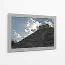 Pirámide de Chichen Itza con resplandor - 5000 grados | Cuadro decorativo de Canvas Lab