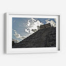 Pirámide de Chichen Itza con resplandor - 5000 grados | Cuadro decorativo de Canvas Lab