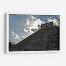 Pirámide de Chichen Itza con resplandor - 5000 grados | Cuadro decorativo de Canvas Lab