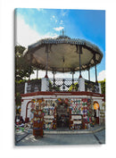 Quiosco con artesanias mexicanas - 5000 grados | Cuadro decorativo de Canvas Lab