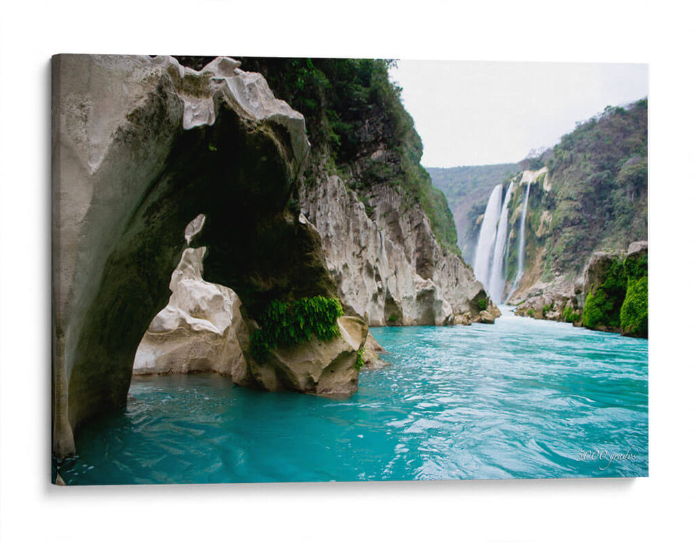 Río en Tamul - 5000 grados | Cuadro decorativo de Canvas Lab