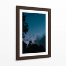 Atardecer con luna en cuarto creciente - Enrique Estrada | Cuadro decorativo de Canvas Lab