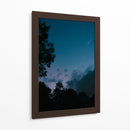 Atardecer con luna en cuarto creciente - Enrique Estrada | Cuadro decorativo de Canvas Lab