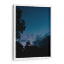 Atardecer con luna en cuarto creciente - Enrique Estrada | Cuadro decorativo de Canvas Lab