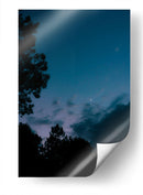 Atardecer con luna en cuarto creciente - Enrique Estrada | Cuadro decorativo de Canvas Lab