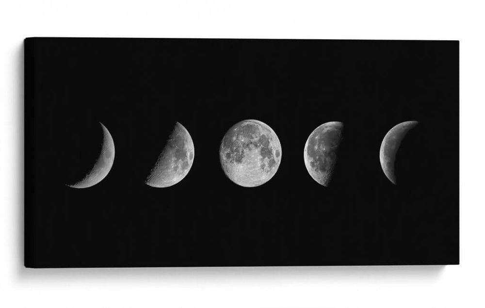 Fases Luna nb - Enrique Estrada | Cuadro decorativo de Canvas Lab