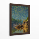 Bosque reflejado en lago - Enrique Estrada | Cuadro decorativo de Canvas Lab