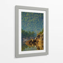 Bosque reflejado en lago - Enrique Estrada | Cuadro decorativo de Canvas Lab