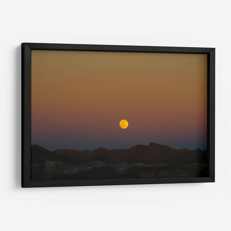 Luna llena sobre el desierto - Enrique Estrada | Cuadro decorativo de Canvas Lab