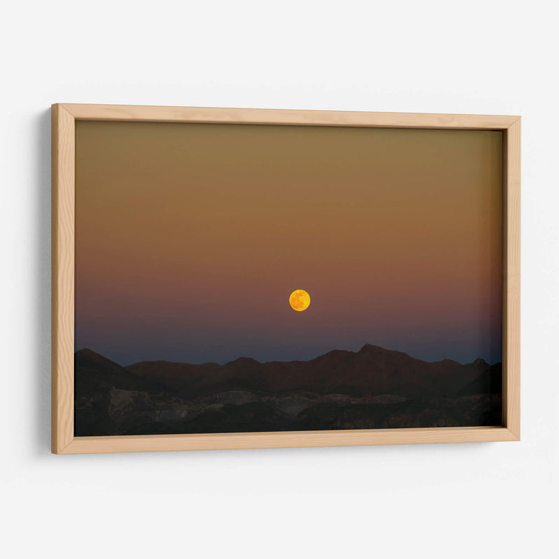 Luna llena sobre el desierto - Enrique Estrada | Cuadro decorativo de Canvas Lab