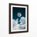 Luna llena sobre nubes - Enrique Estrada | Cuadro decorativo de Canvas Lab