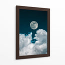 Luna llena sobre nubes - Enrique Estrada | Cuadro decorativo de Canvas Lab