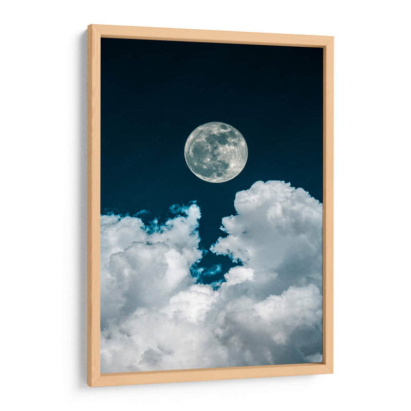 Luna llena sobre nubes - Enrique Estrada | Cuadro decorativo de Canvas Lab