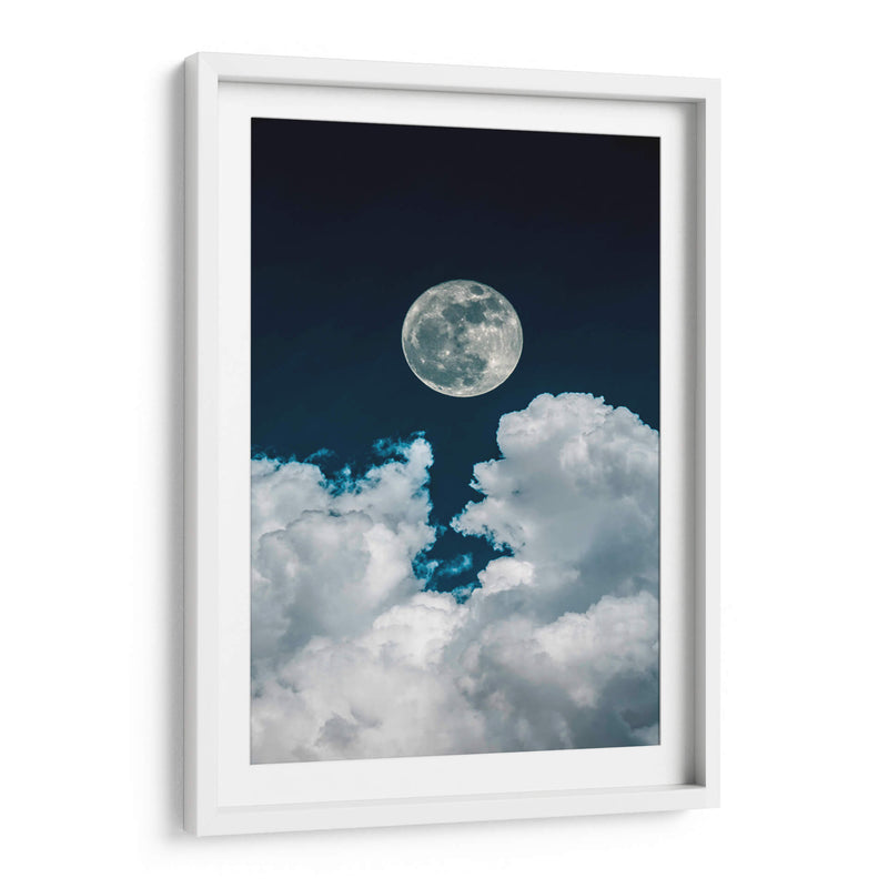 Luna llena sobre nubes - Enrique Estrada | Cuadro decorativo de Canvas Lab