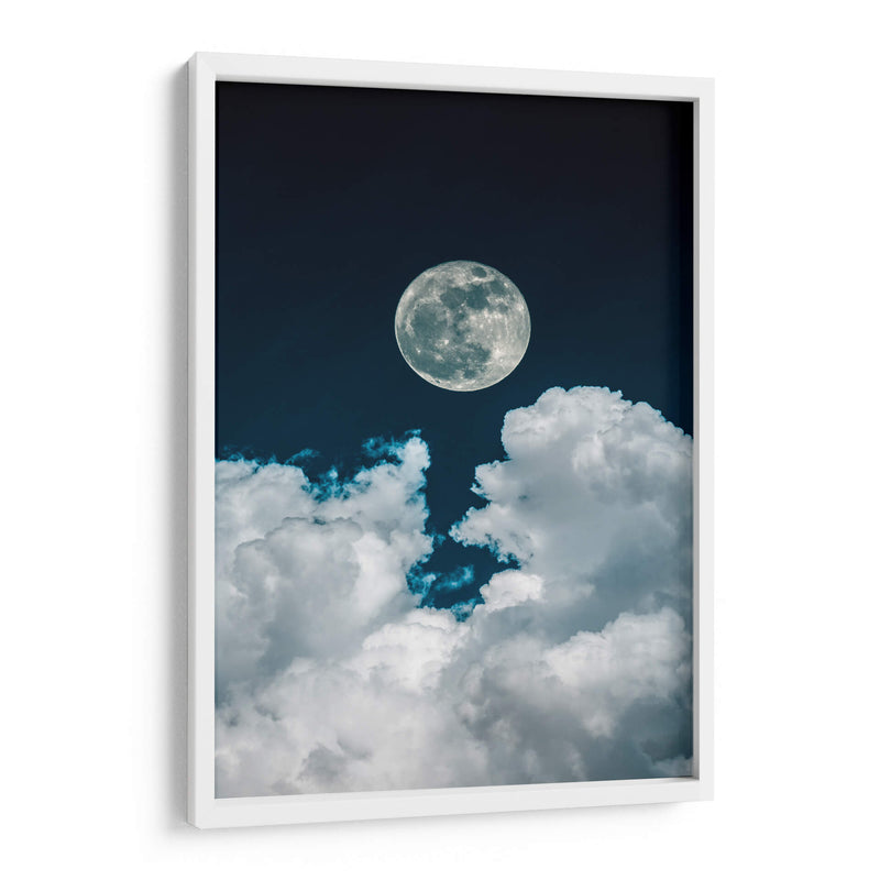 Luna llena sobre nubes - Enrique Estrada | Cuadro decorativo de Canvas Lab