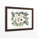 Snow White - Pressed Flowers - Designs by Andrea | Cuadro decorativo de Canvas Lab