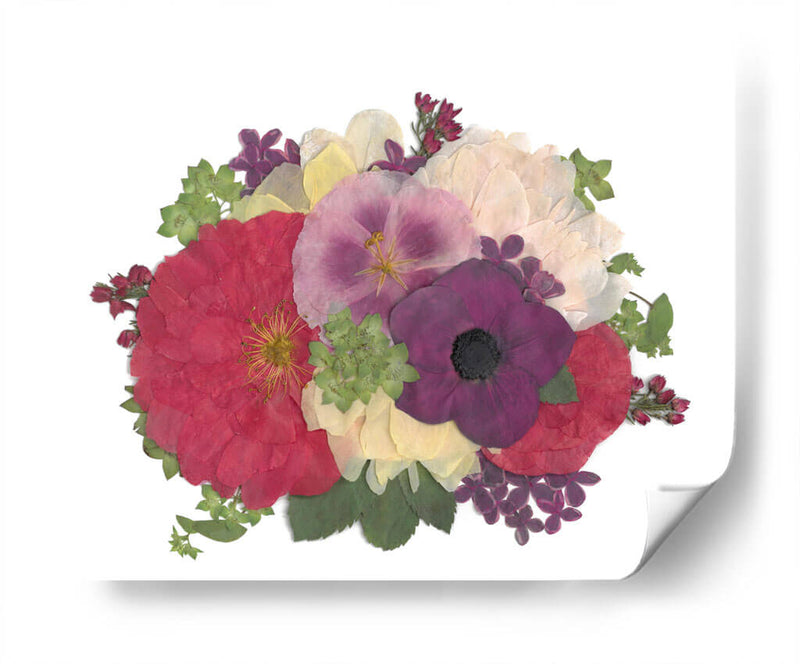 Spring is here - Pressed Flowers - Designs by Andrea | Cuadro decorativo de Canvas Lab