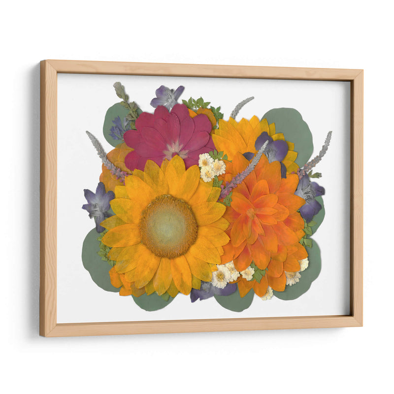 Summer Time - Pressed Flowers - Designs by Andrea | Cuadro decorativo de Canvas Lab