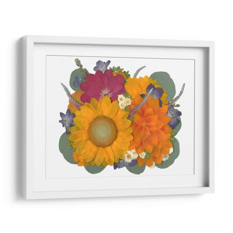 Summer Time - Pressed Flowers - Designs by Andrea | Cuadro decorativo de Canvas Lab