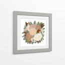 Tiramisu - Pressed Flowers - Designs by Andrea | Cuadro decorativo de Canvas Lab