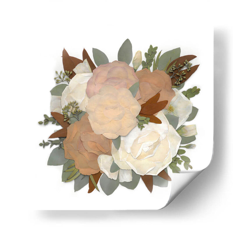 Tiramisu - Pressed Flowers - Designs by Andrea | Cuadro decorativo de Canvas Lab