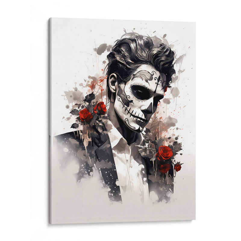 El Catrín - Día de Muertos - 4 - DeLaVegaGaming | Cuadro decorativo de Canvas Lab