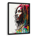 Bob Marley vibrante  - Paltik Arte Digital | Cuadro decorativo de Canvas Lab