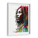 Bob Marley vibrante  - Paltik Arte Digital | Cuadro decorativo de Canvas Lab