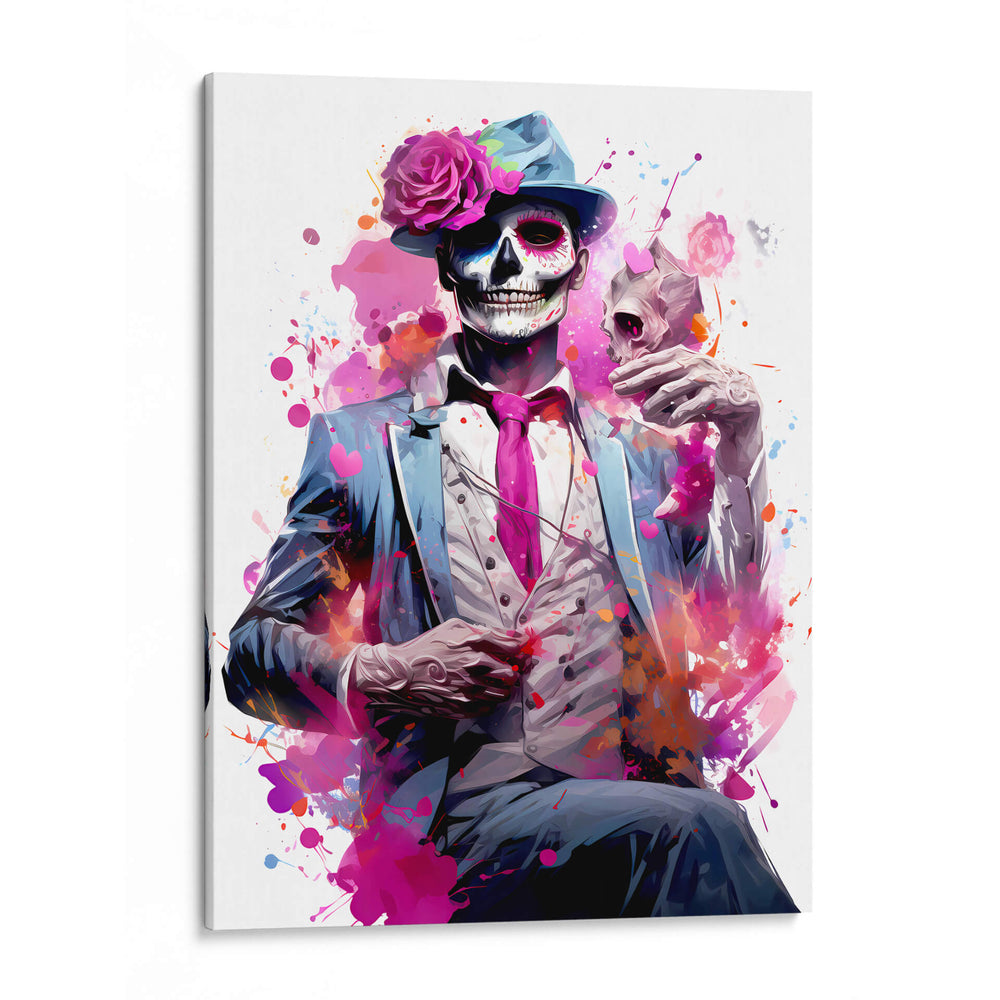 El Catrín - Día de Muertos - 13 - DeLaVegaGaming | Cuadro decorativo de Canvas Lab