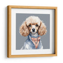 Perro Poodle hembra a la moda - Mavel Per | Cuadro decorativo de Canvas Lab